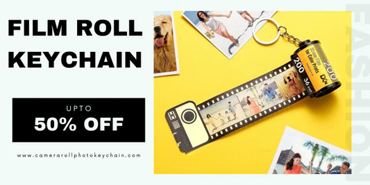 Immortalize your memories with camera roll photo keychain!