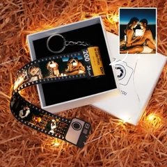 Confused ?? Valentine’s Gift for Him or Her?  WHY NOT CUSTOM COLORFUL CAMERA ROLL KEYCHAIN TO MAKE MORE ROMANTIC