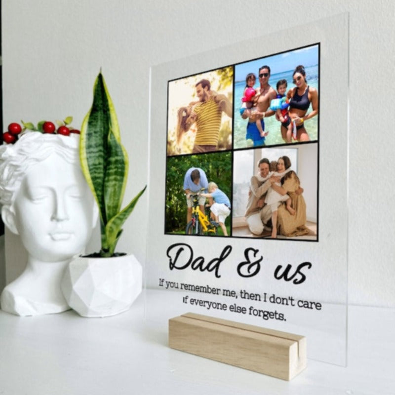 Custom Acrylic Photo Frame For Dad