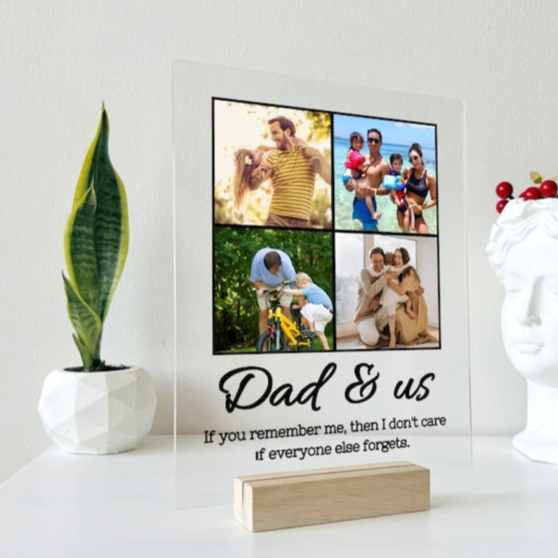 Custom Acrylic Photo Frame For Dad