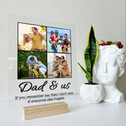 Custom Acrylic Photo Frame For Dad