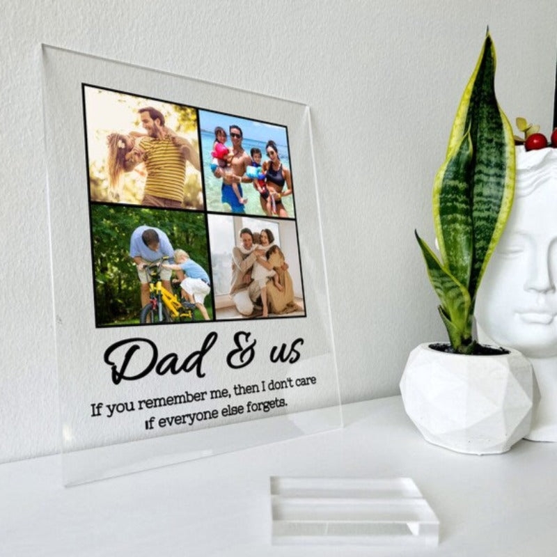 Custom Acrylic Photo Frame For Dad