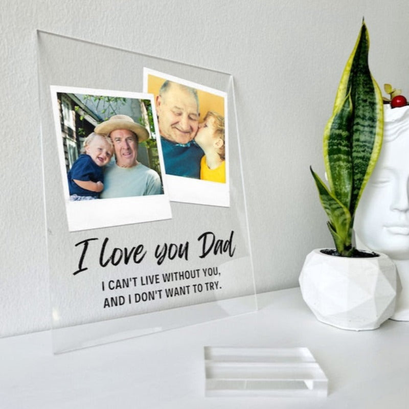 Custom Acrylic Photo Frame