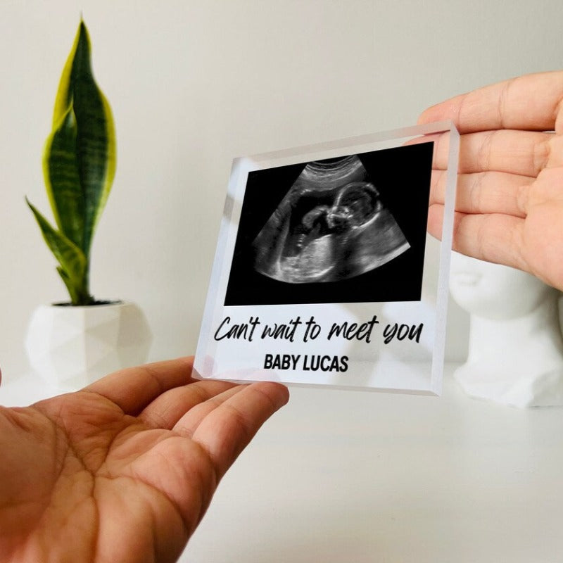 Custom Baby Ultrasound Photo Plaque