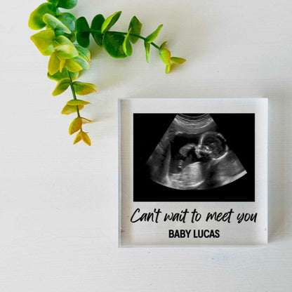 Custom Baby Ultrasound Photo Plaque