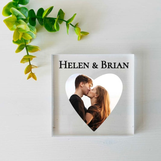 Custom Couple Photo Block