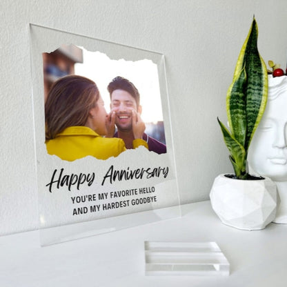 Custom Couple Photo Plaque