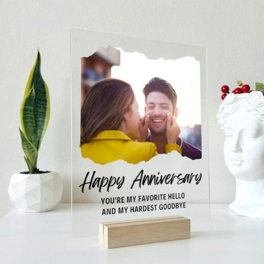 Custom Couple Photo Plaque