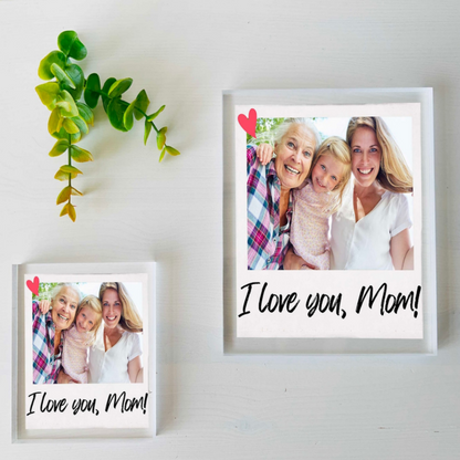 Custom Photo Block For Mother