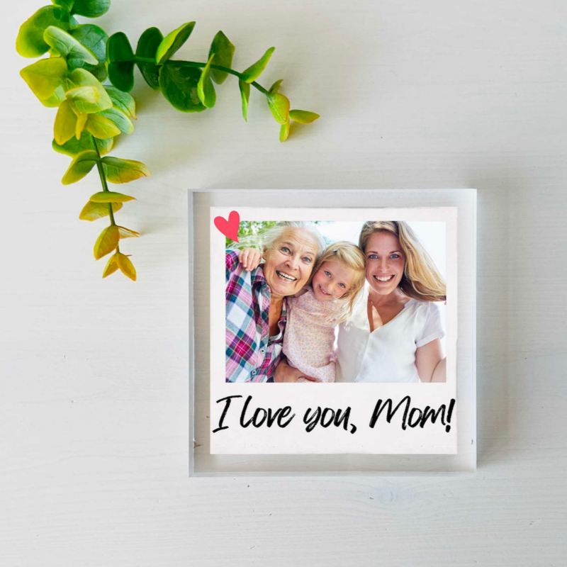 Custom Photo Block For Mother