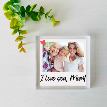 Custom Photo Block For Mother