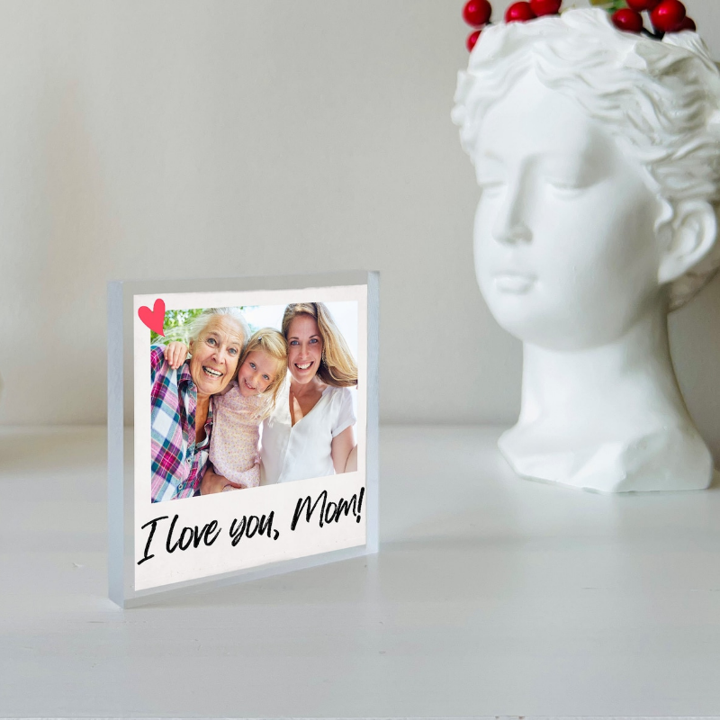 Custom Photo Block For Mother