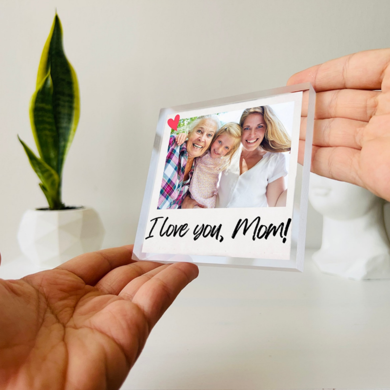 Custom Photo Block For Mother