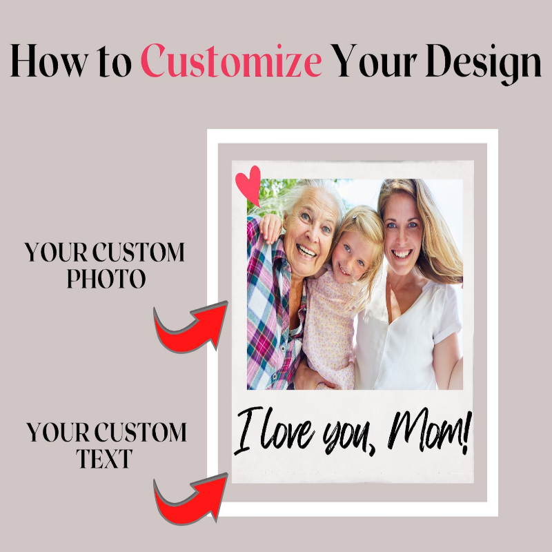 Custom Photo Block For Mother