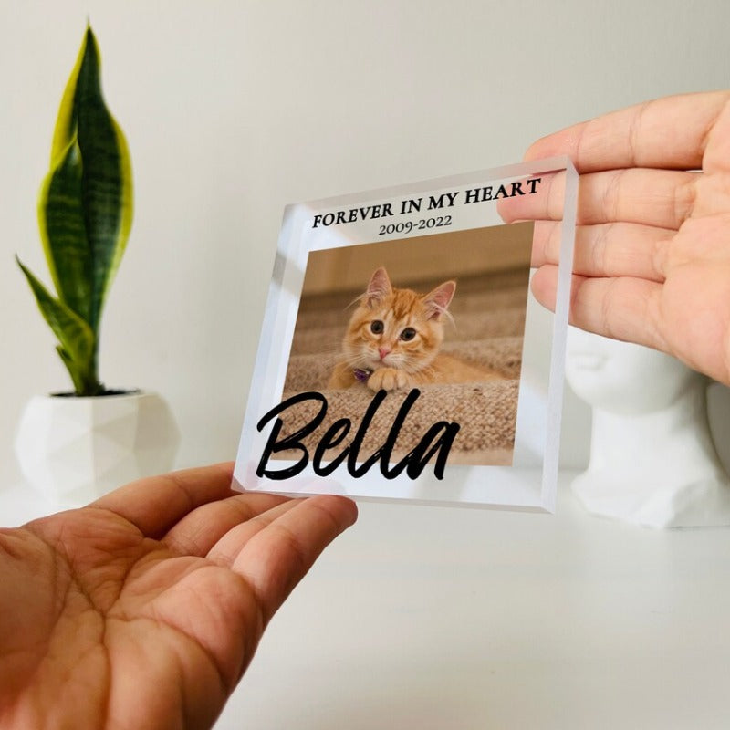 Custom Photo Pet Memorial Plaque