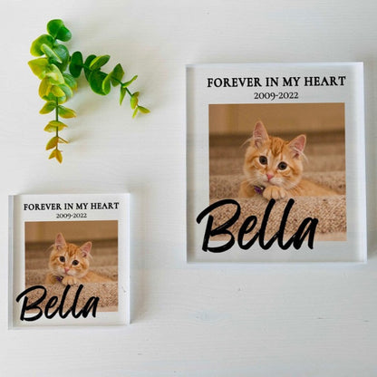 Custom Photo Pet Memorial Plaque