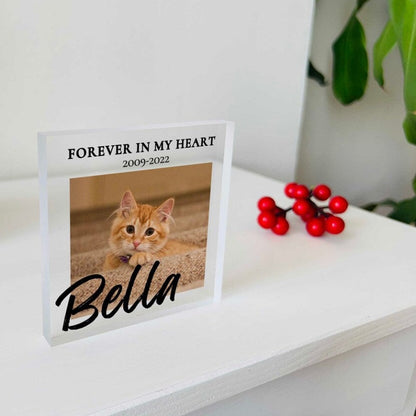 Custom Photo Pet Memorial Plaque