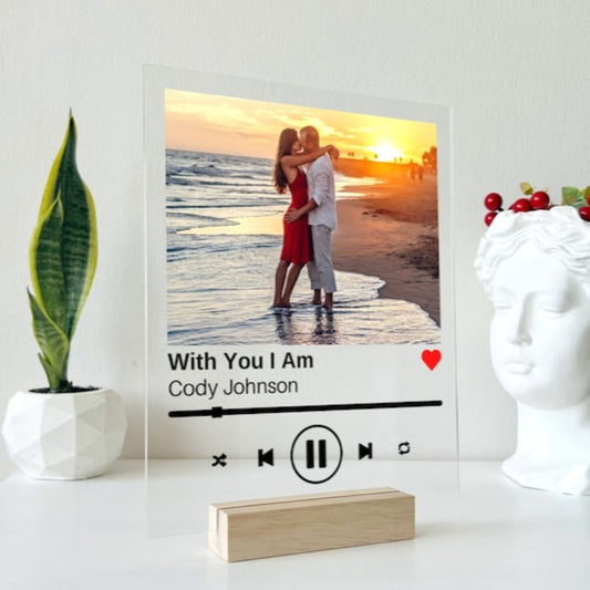 Custom Song Plaque For Couple