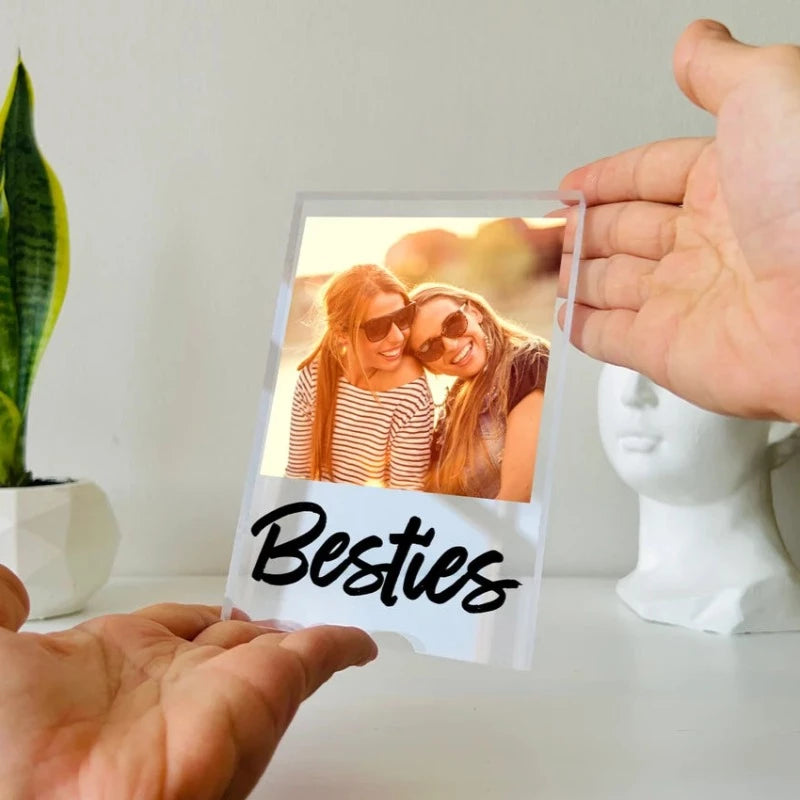 Customizable Friends Photo Plaque