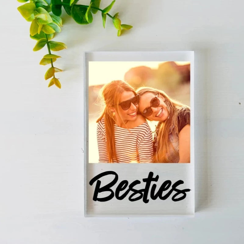 Customizable Friends Photo Plaque