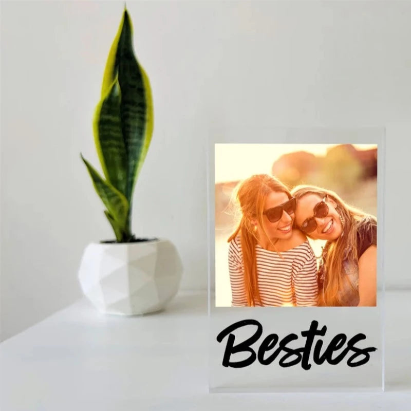 Customizable Friends Photo Plaque