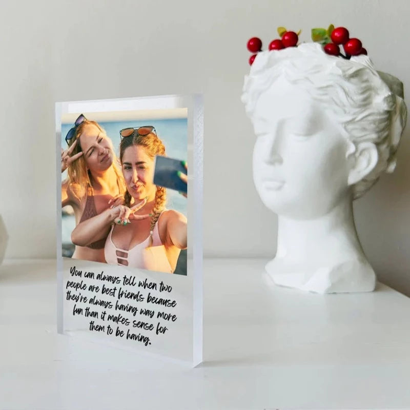 Customizable Photo Acrylic Print Plaque