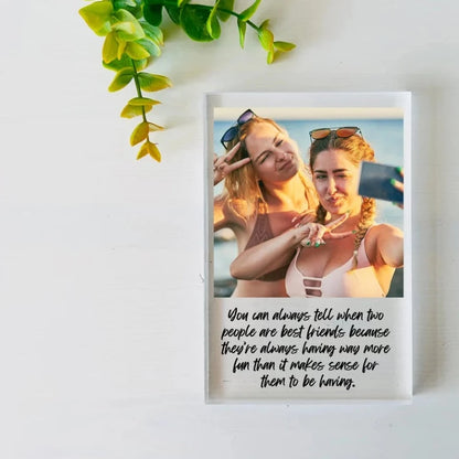 Customizable Photo Acrylic Print Plaque