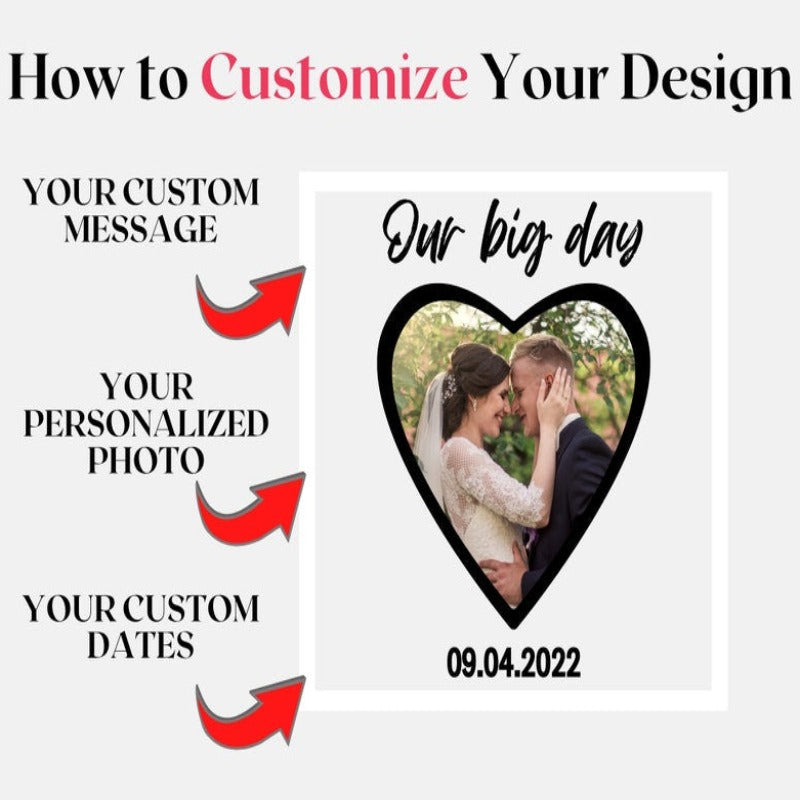 Customized Couple Photo Frame