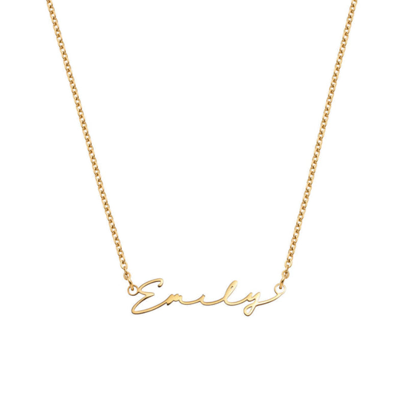 Personalized Elegance Signature Name Necklace