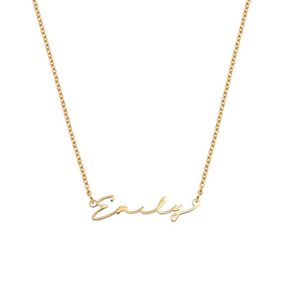 Personalized Elegance Signature Name Necklace