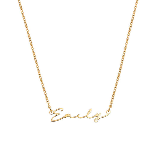 Personalized Elegance Signature Name Necklace