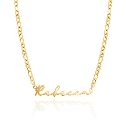 Personalized Elegance Signature Name Necklace