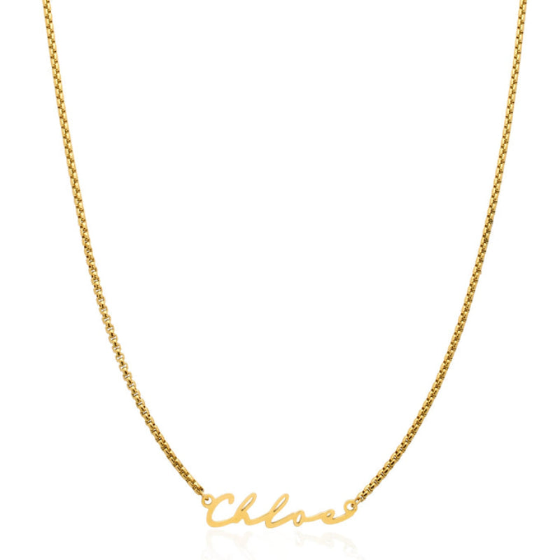 Personalized Elegance Signature Name Necklace