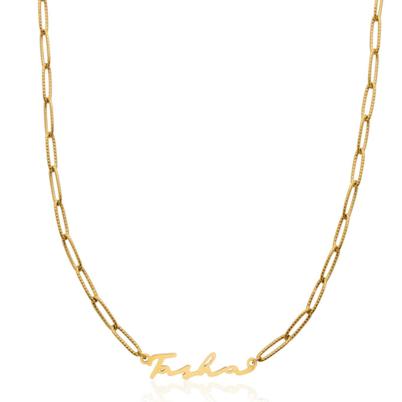 Personalized Elegance Signature Name Necklace