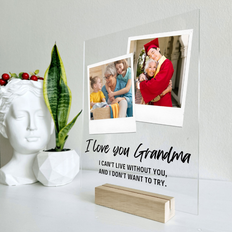 Customized Text Frame For Grandma