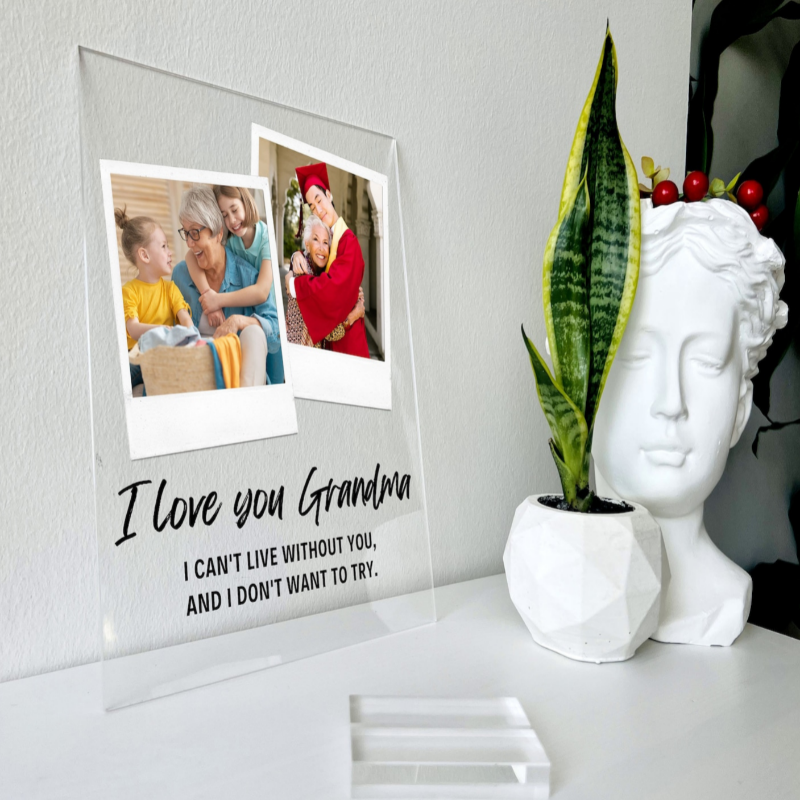 Customized Text Frame For Grandma