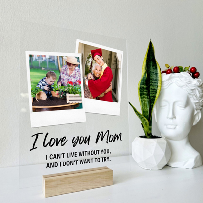 Customized Text Frame For Mother