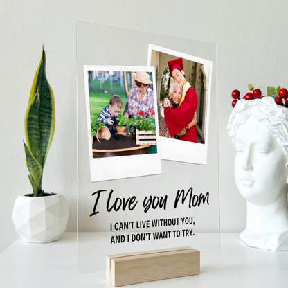 Customized Text Frame For Mother