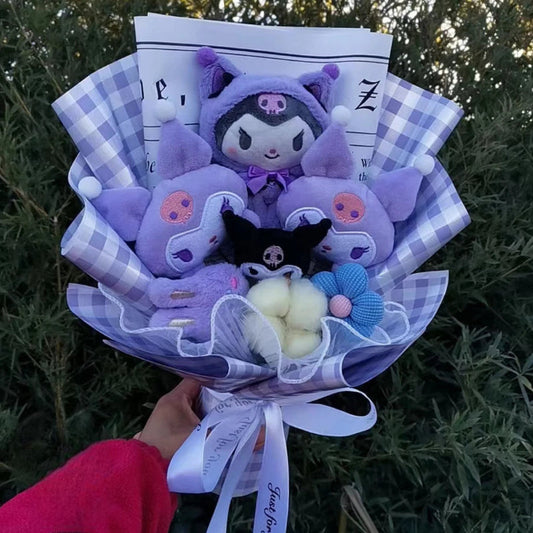 Fashionable Plush Characters Bouquet