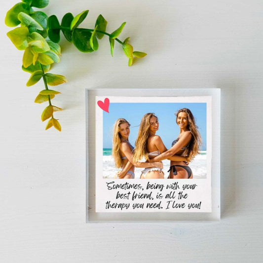 Friends Custom Photo Plaque