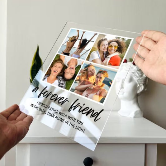 Friends Personalized Photo Plaque