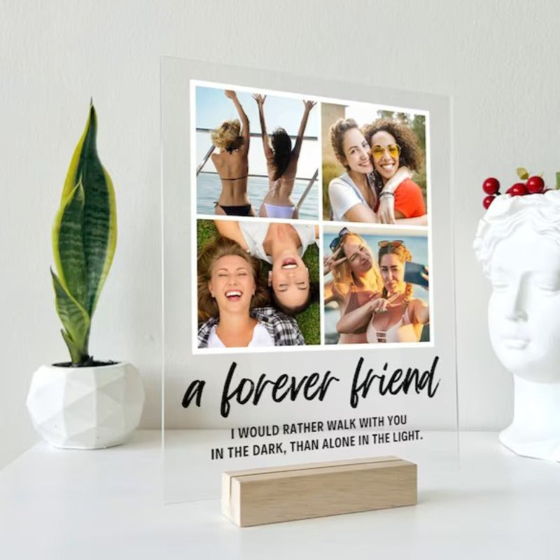 Friends Personalized Photo Plaque