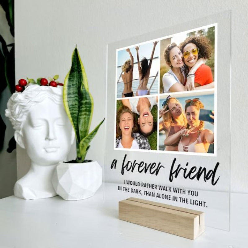 Friends Personalized Photo Plaque