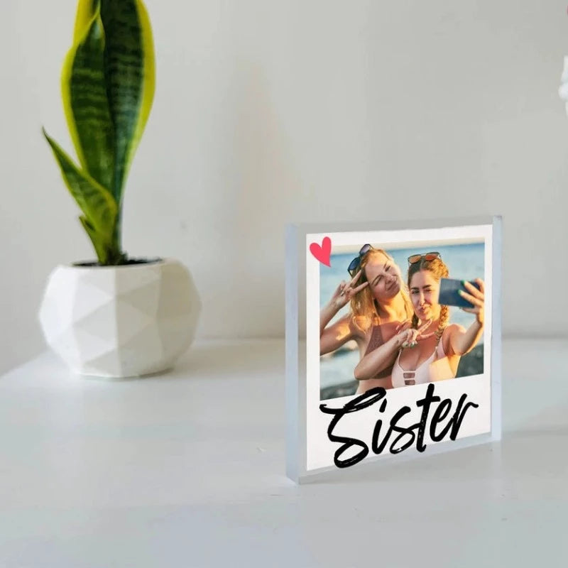 Friends Photo Personalized Plaque