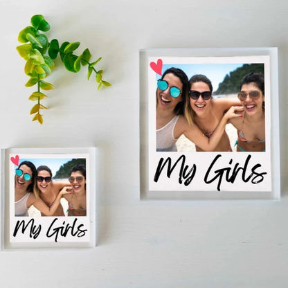 Friends Photo Customizable Plaque