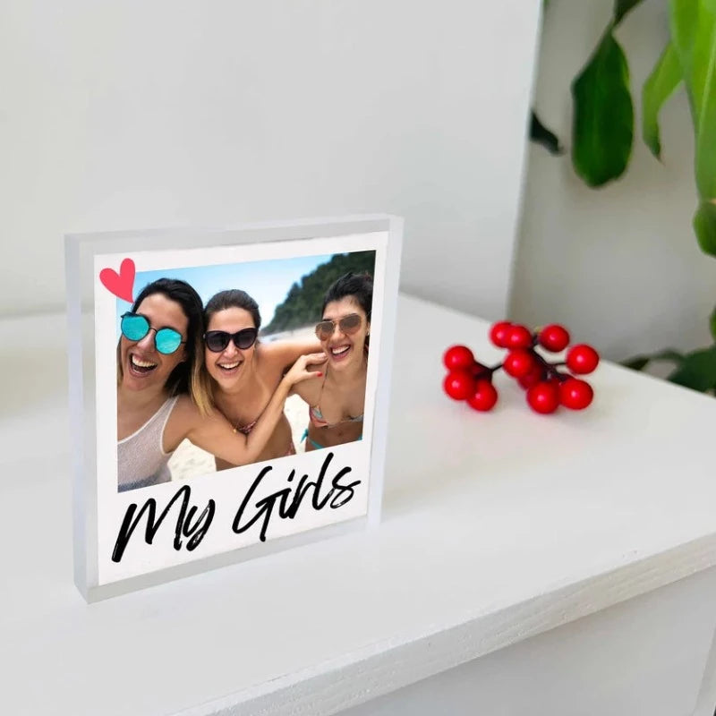 Friends Photo Customizable Plaque