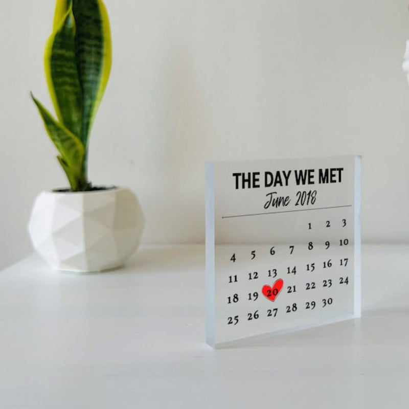 Personalized Anniversary Calendar