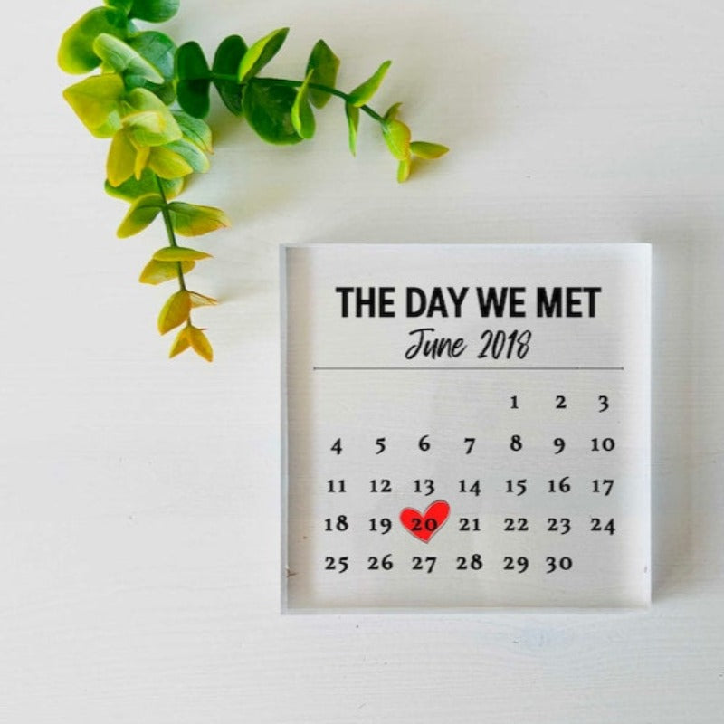 Personalized Anniversary Calendar