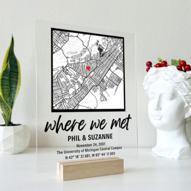 Personalized Couple Map