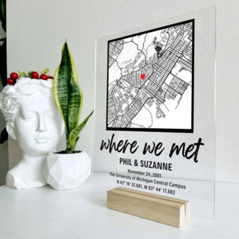 Personalized Couple Map